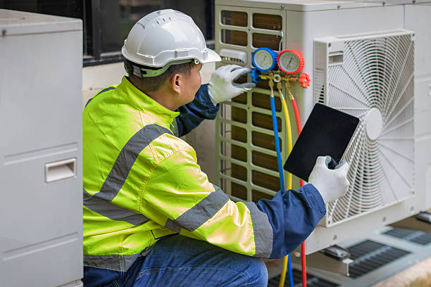 Professional Hvac technician working in Stoneville, NC